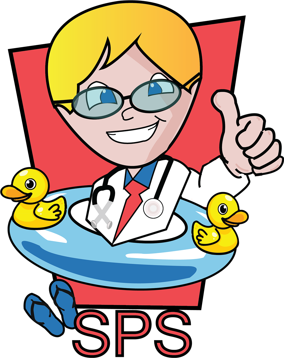 Colorful, Bold Logo Design For Huey Group In United - Cartoon Ducks Clipart (1500x1500), Png Download