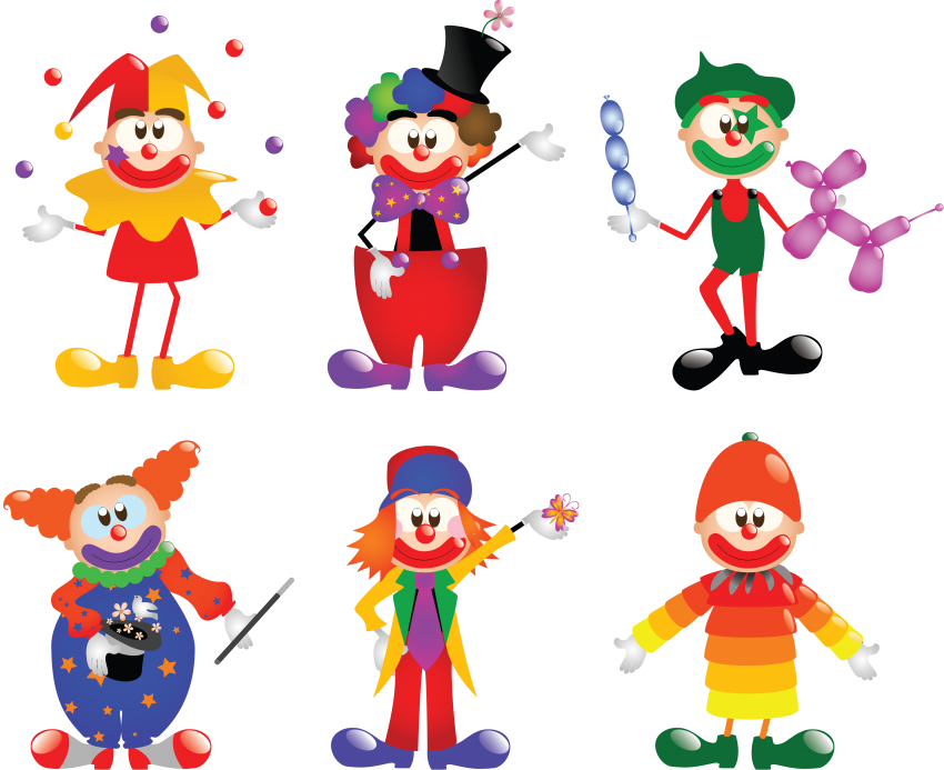 Free Png Download Clown's Clipart Png Photo Png Images - Payaso Png Transparent Png (850x693), Png Download