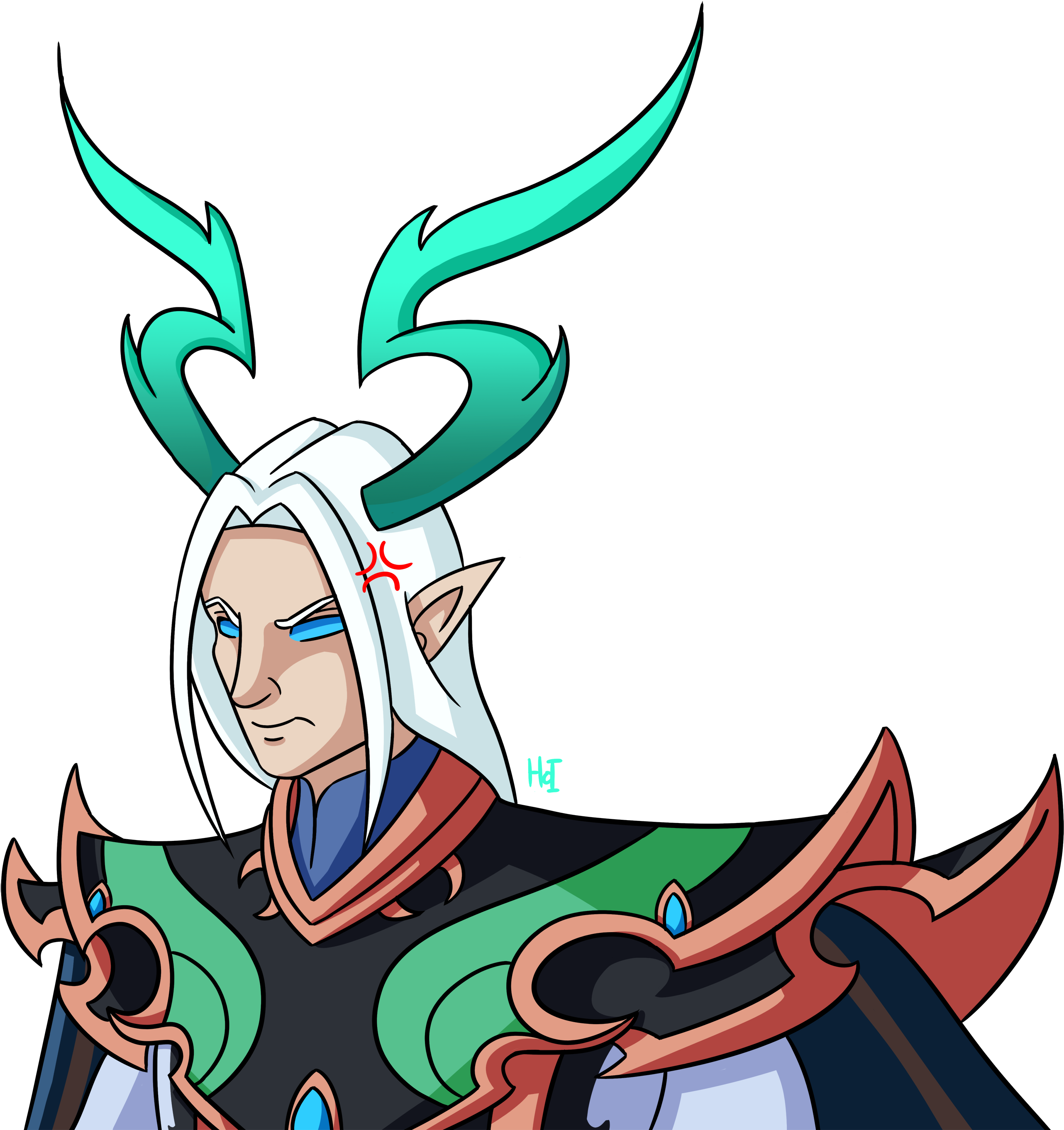 Made A Shen Rao Doodle - Cartoon Clipart (3000x2844), Png Download