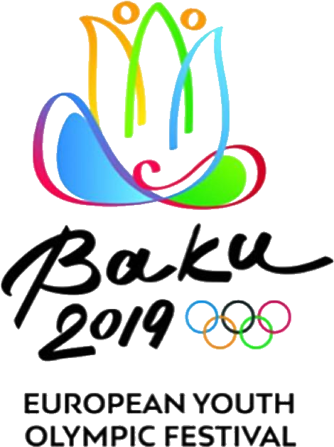 2019 Baku European Youth Olympic Festival - Olympics Clipart (489x669), Png Download