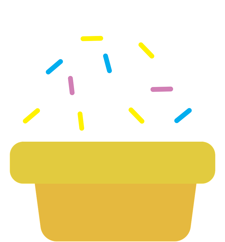 Cupcake Dessert Frosting Clipart (1280x1280), Png Download