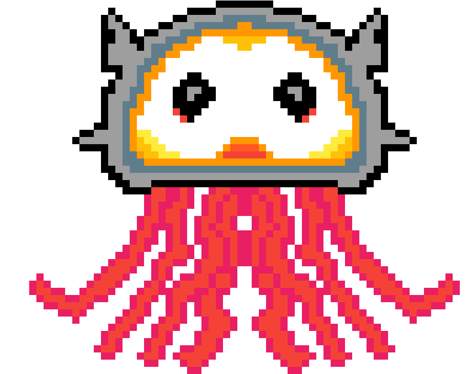 Squid Enemy Clipart (1400x1400), Png Download