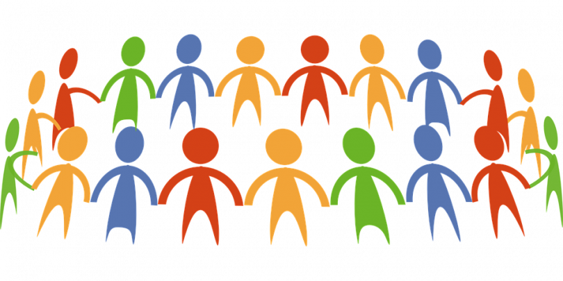 Community Clipart Small Community - Community Working Together - Png Download (810x405), Png Download