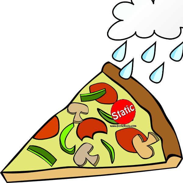Pizza Rain - Food Clip Art No Background - Png Download (600x600), Png Download