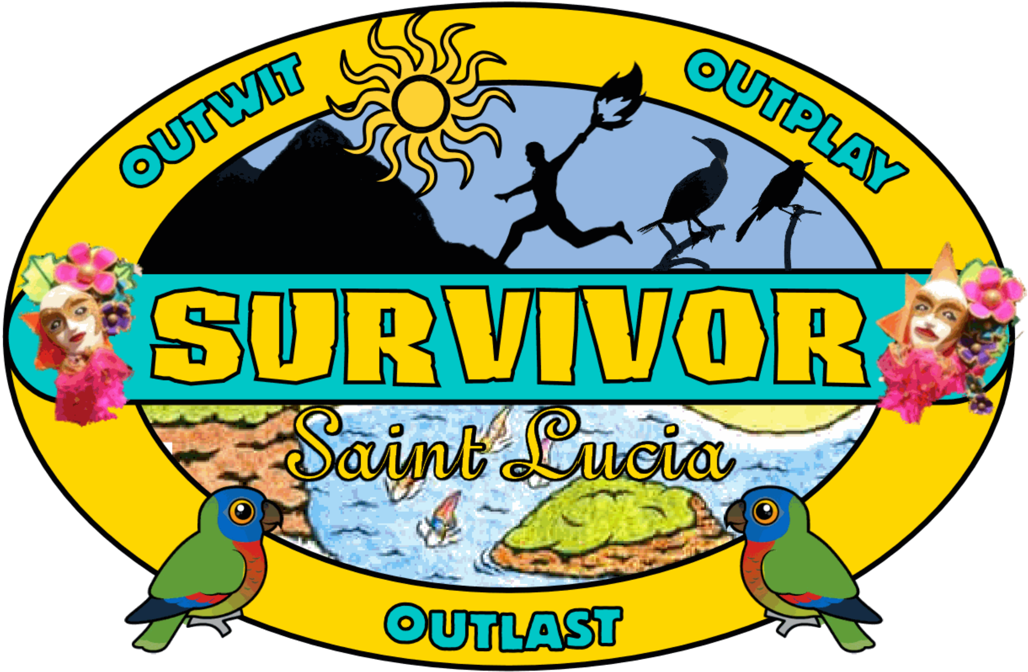 Saint Lucia - Survivor Saint Lucia Clipart (1037x687), Png Download