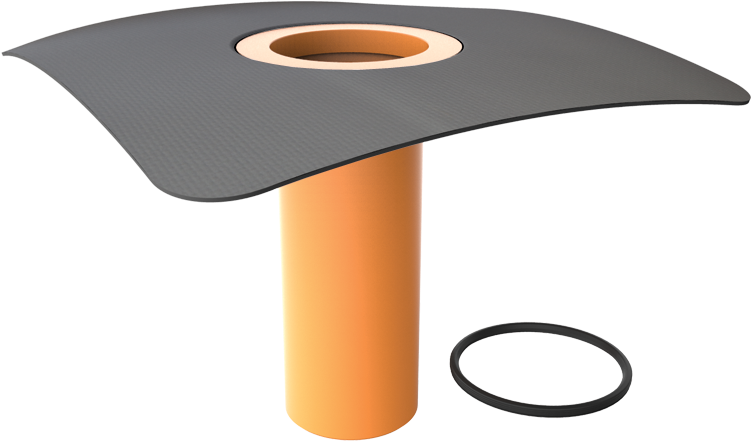 Drainage Of Warm Flat Roofs Attachments For Thermal - Vpust Plochá Střecha Clipart (800x800), Png Download