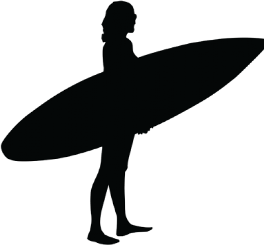 Surfer Clipart Female Surfer - Surfboard - Png Download (640x480), Png Download