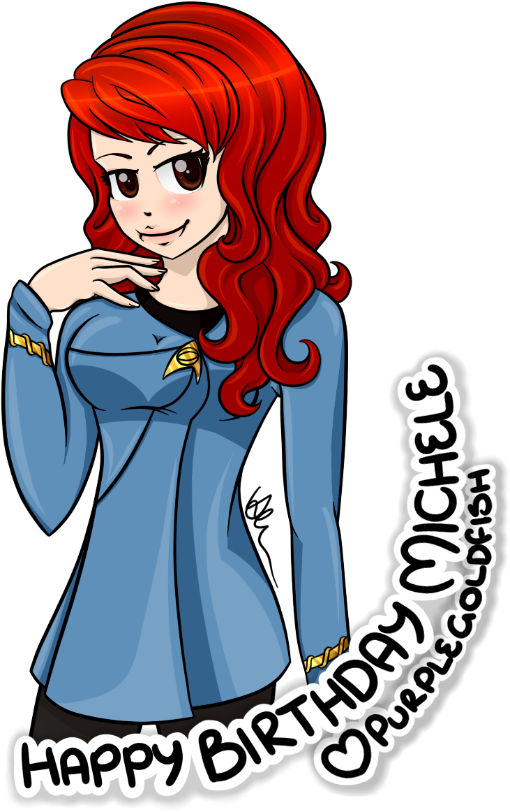 Michele And The Fans On Da Ranger - Cartoon Clipart (811x1213), Png Download