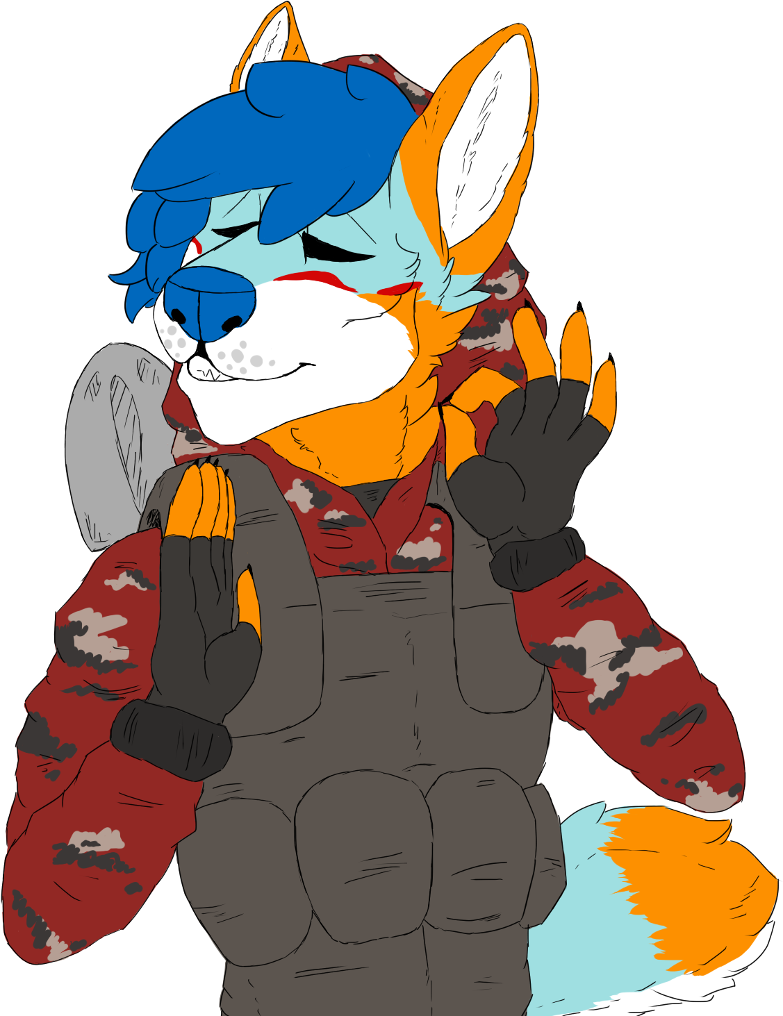 Commission For Falcon-woodwere - Cartoon Clipart (1200x1500), Png Download