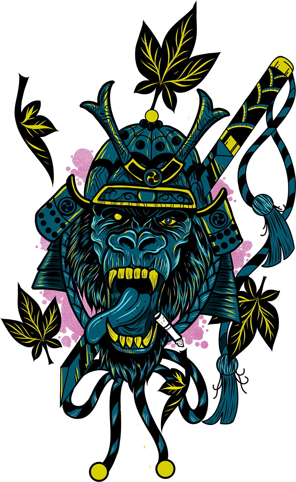 Sign Up To Join The Conversation - Samurai Gorilla Clipart (1400x1634), Png Download