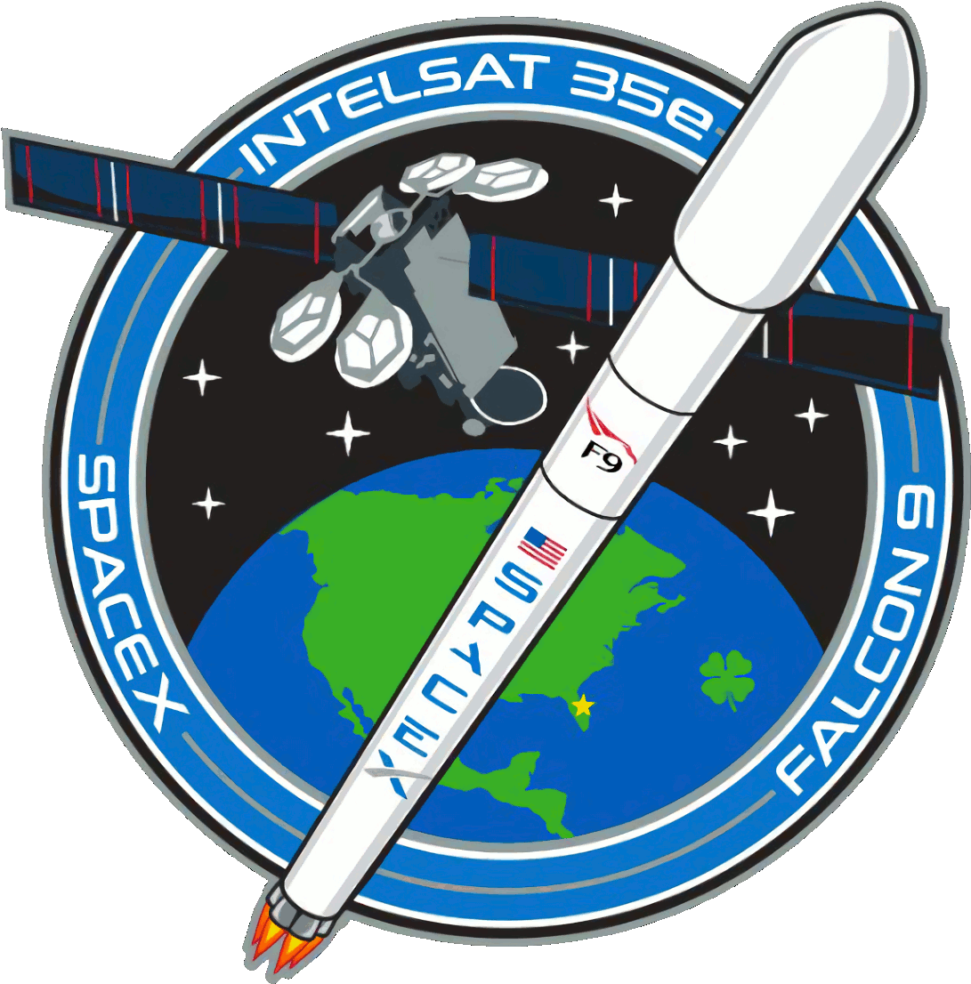 Welcome To The R/spacex Intelsat - Falcon 9 Clipart (1096x1112), Png Download