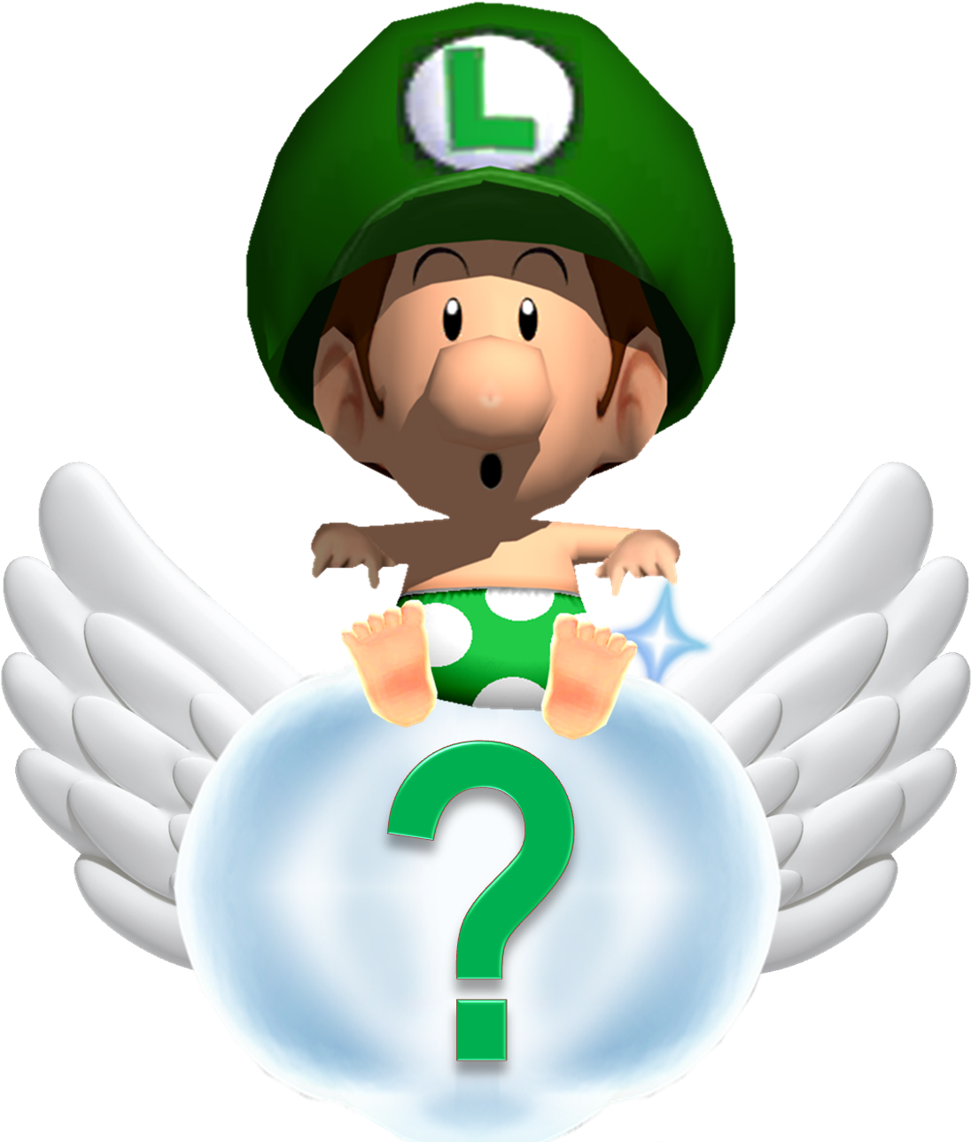 Baby Luigi In Splatoon - Mario Series Clipart (1127x1353), Png Download