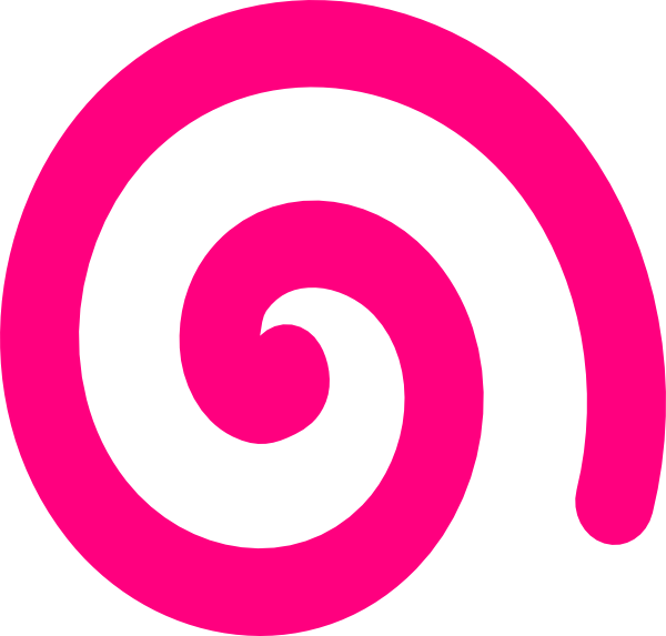 Pink Spiral Clipart - Png Download (600x573), Png Download