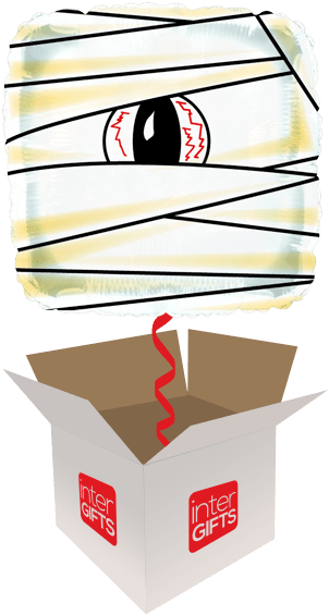 Spooky Cyclops Mummy Monster - Balloons Mickey Mouse Gift Png Clipart (568x568), Png Download