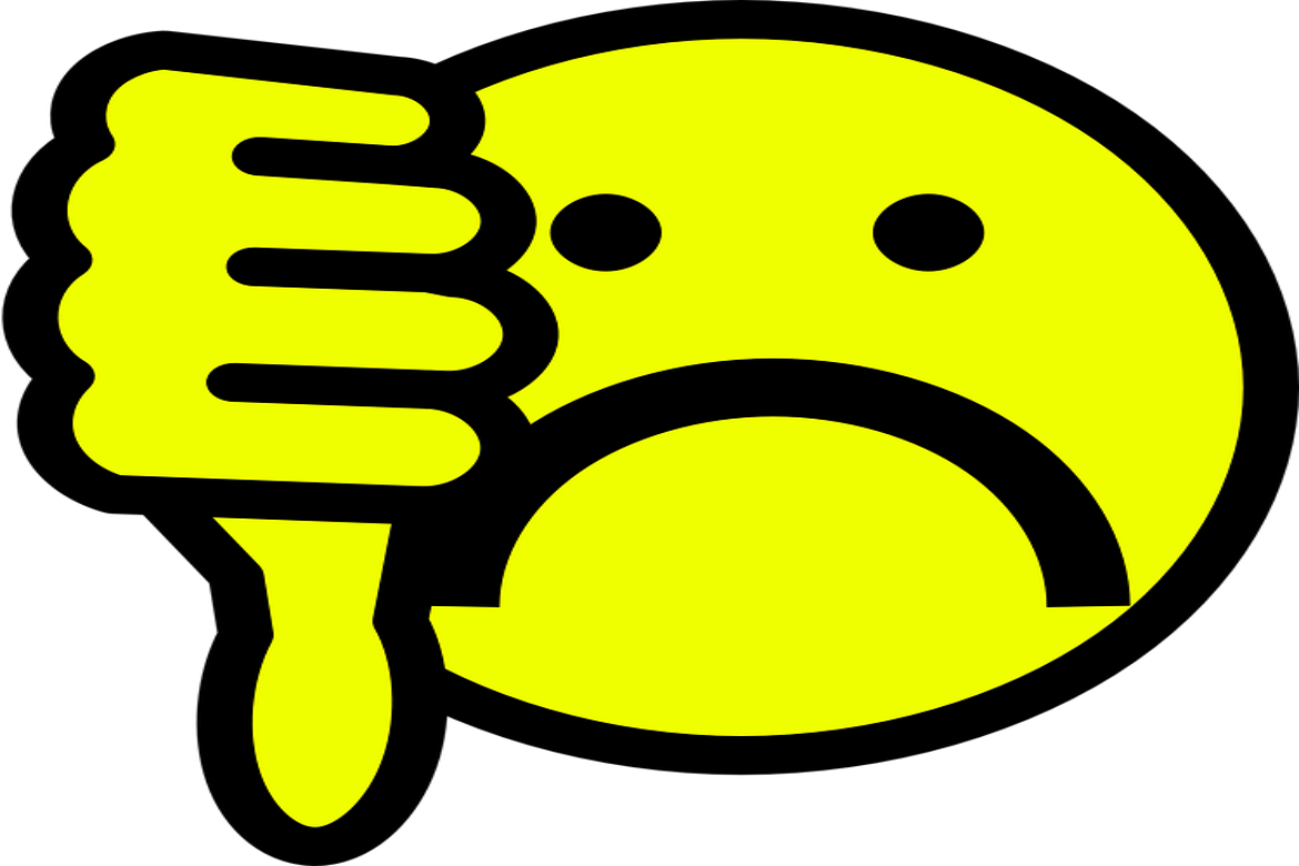 I Received A Message From A Friend Of Mine In The Industry - Thumbs Down Clip Art - Png Download (1170x780), Png Download