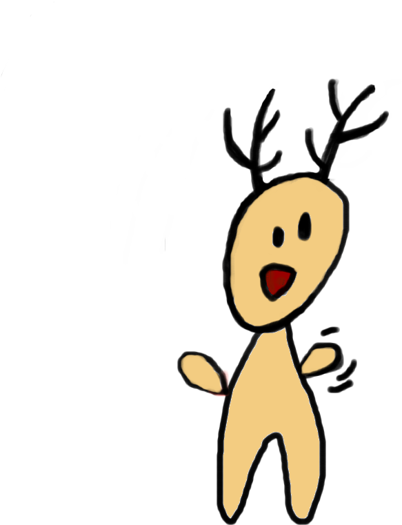 Reindeer Clipart (1000x1000), Png Download