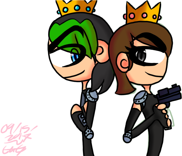 Will Ryan And Chloe Eves Are Kings And Queens - Cartoon Clipart (800x600), Png Download