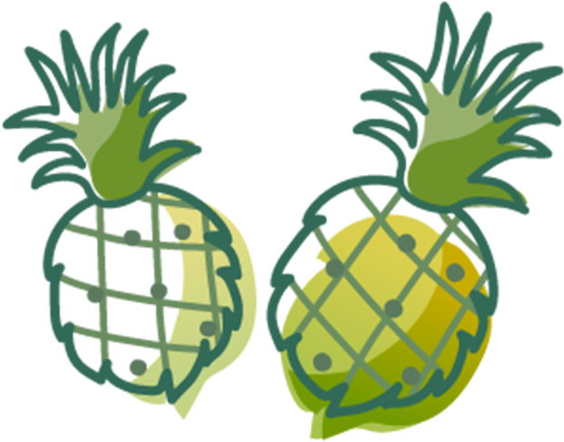 Pineapple Fruit Icon - Pineapple Clipart (800x575), Png Download