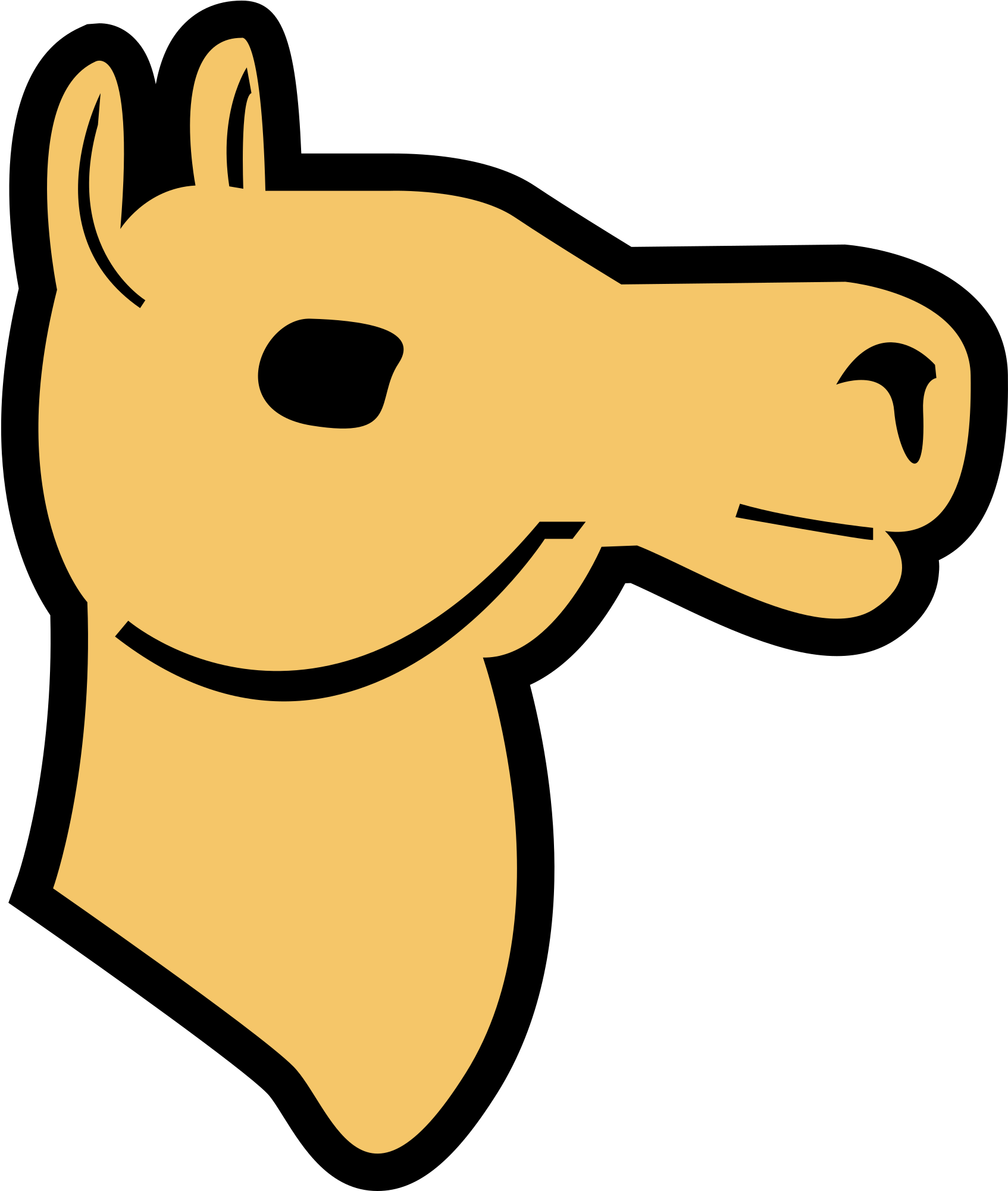 Open - Cartoon Clipart (2000x2000), Png Download