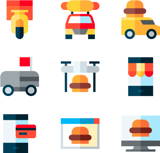 Food Delivery Clipart (600x564), Png Download