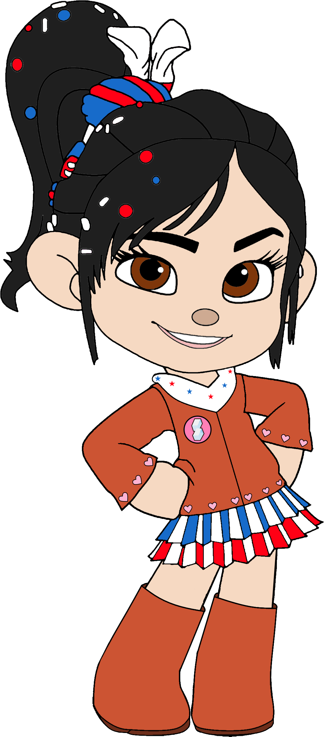 Cowgirl Png - Wreck It Ralph Disney Princess Rapunzel Clipart (1120x2440), Png Download