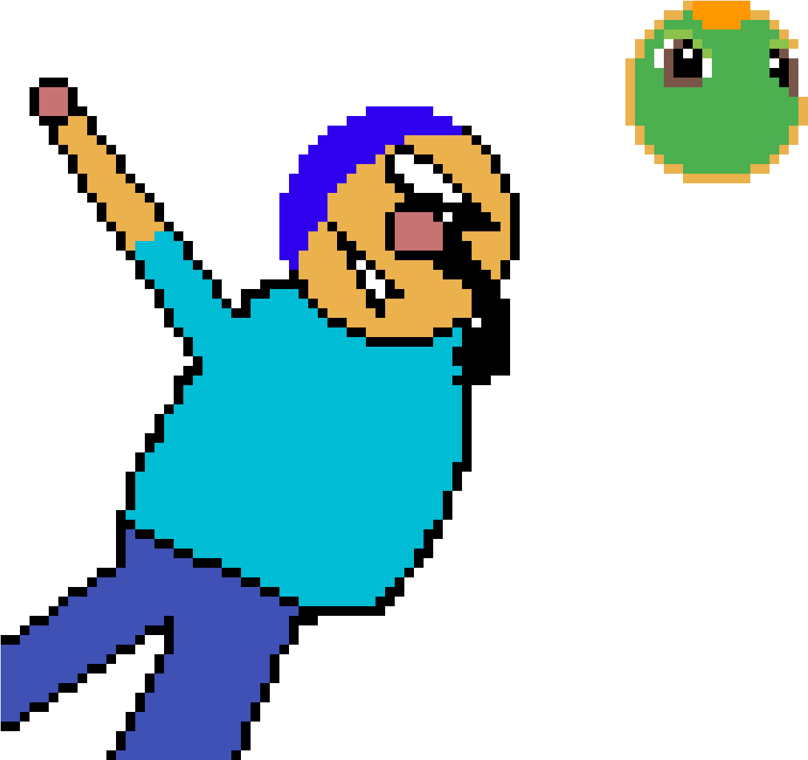 Dab - Pixel Art Clipart (1400x1400), Png Download