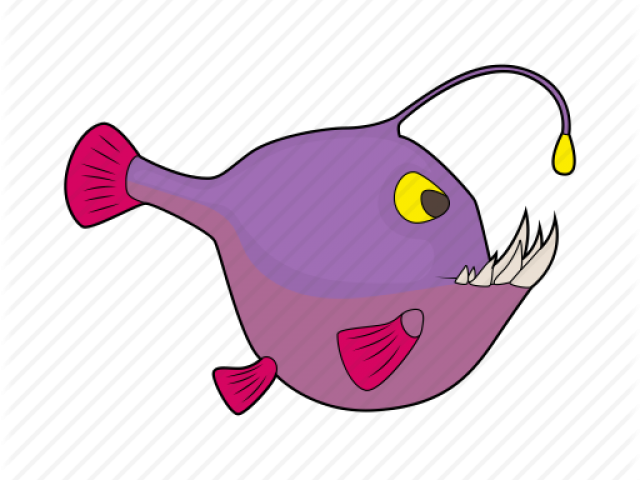 Cartoon Ocean Fish Clipart (640x480), Png Download