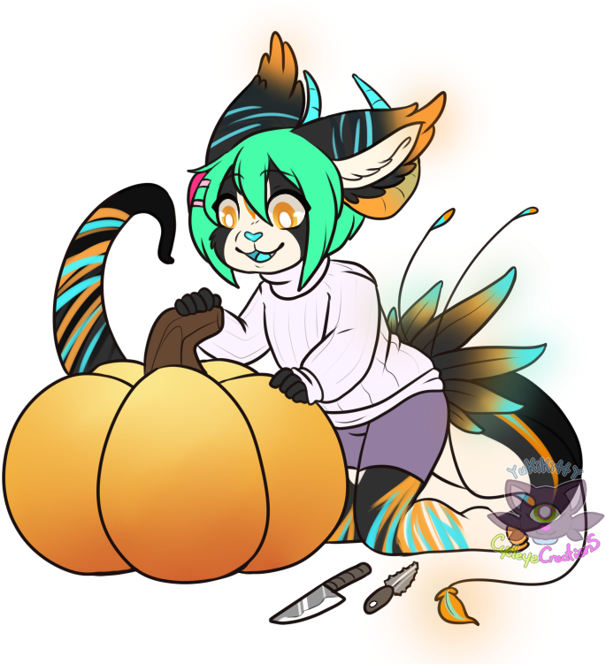 Pumpkin Carving~ - Pumpkin Clipart (750x750), Png Download