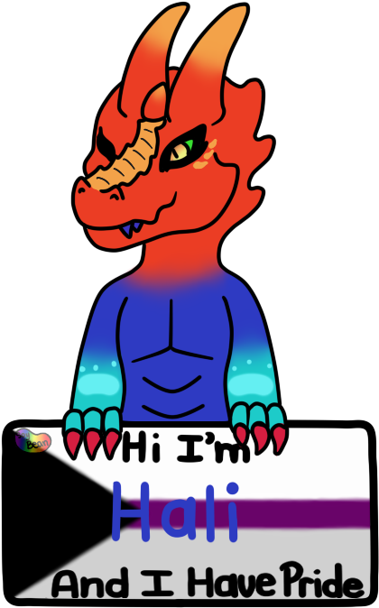 Hali Has Pride - Cartoon Clipart (500x700), Png Download