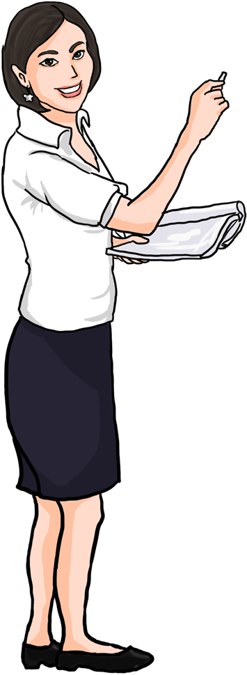 Clip Art Free For Teachers - Students And Teacher Chutkule - Png Download (500x1072), Png Download