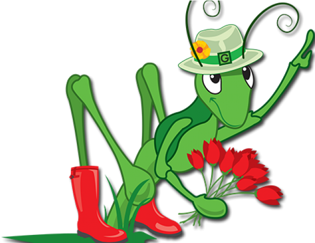 Grasshopper Clipart Big - Cartoon - Png Download (640x480), Png Download