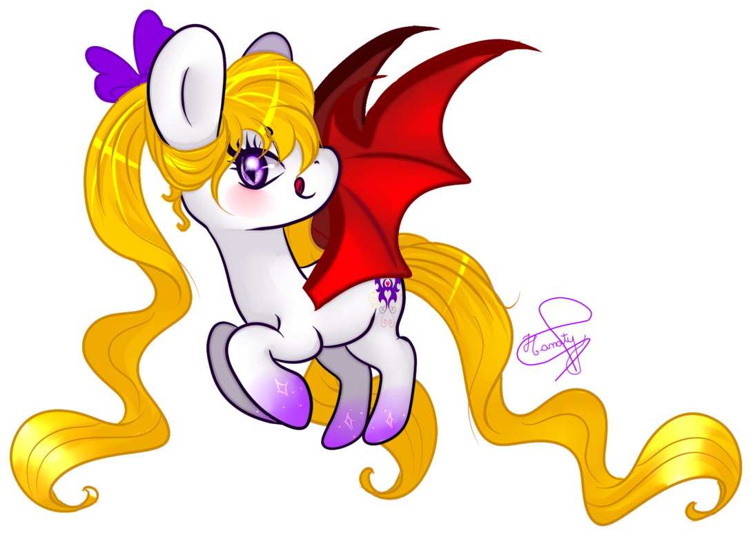 Hanaty, Bat Pony, Bat Pony Oc, Cute, Female, Mare, - Cartoon Clipart (1280x965), Png Download