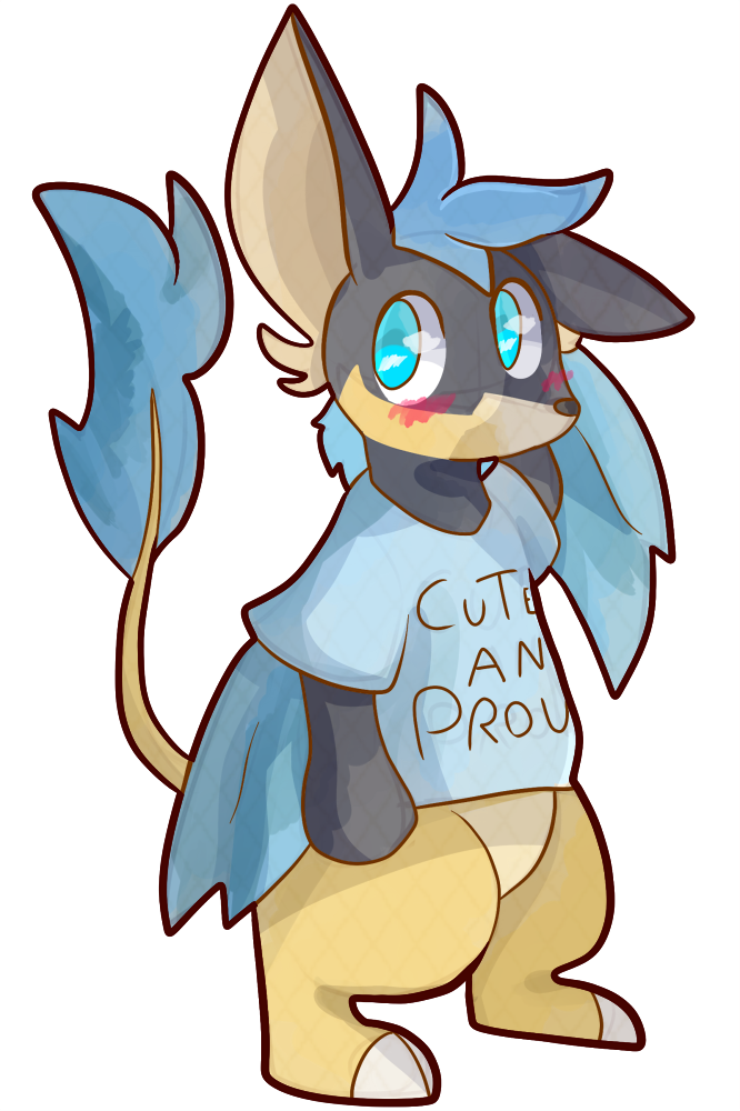 Cute Bat Thing - Cartoon Clipart (666x1000), Png Download