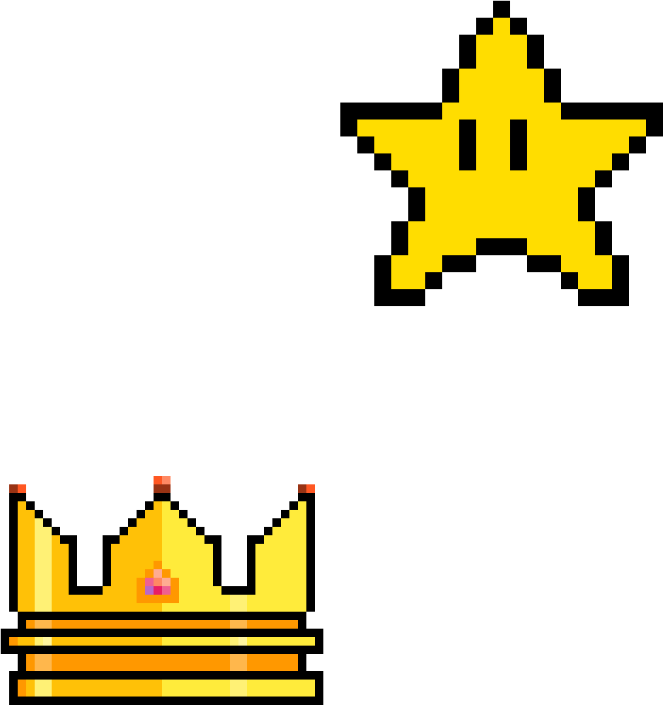 Yearbook - Star Pixel Art Clipart (1200x1200), Png Download