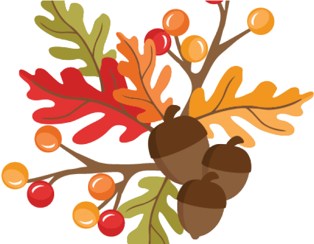 Autumn Leaves Clipart Svg - Clipart Cute Autumn Leaves - Png Download (640x480), Png Download