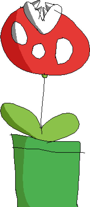Piranha Plant Clipart (1000x1000), Png Download