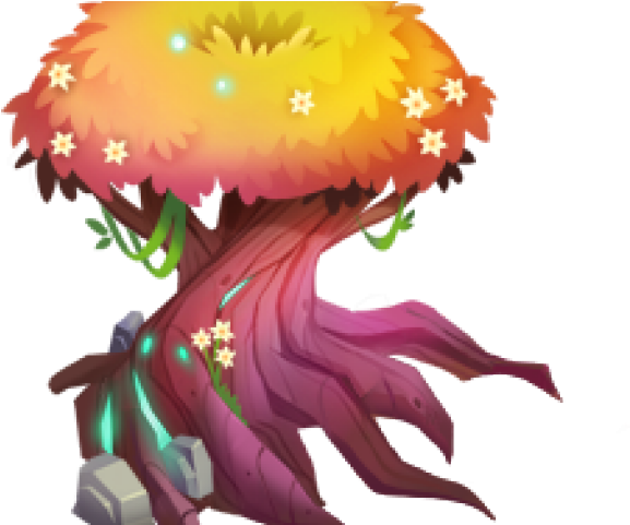 Element Clipart Forest Life - Crystal Unicorn Egg Fantasy Forest Story - Png Download (640x480), Png Download