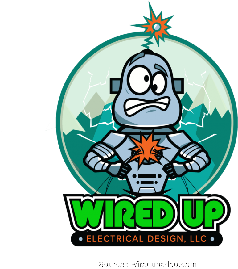 Wired Up Electrical Welcome, Wired Up Electrical Design - Cartoon Clipart (950x950), Png Download