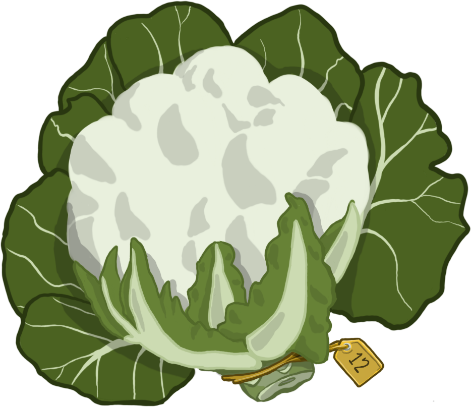 Cauliflower Clipart Transparent - Png Download (1000x854), Png Download