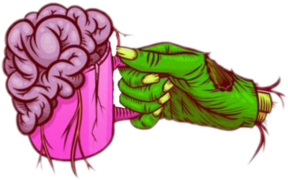 Zombie Sticker - Sticker Clipart (1024x981), Png Download