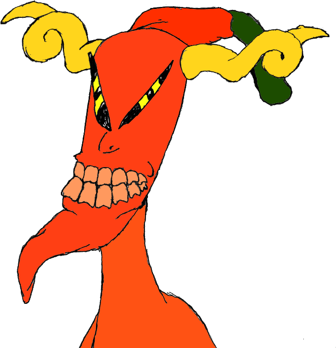 Pentagon Pepper - Cartoon Clipart (779x749), Png Download