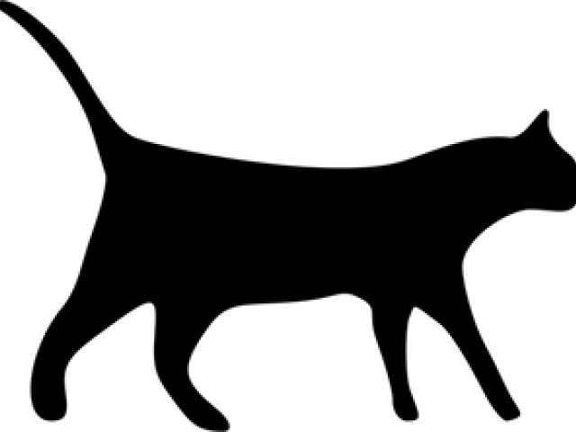 Black Cat Clipart Cat Stretch - Black Cat Clipart - Png Download (640x480), Png Download