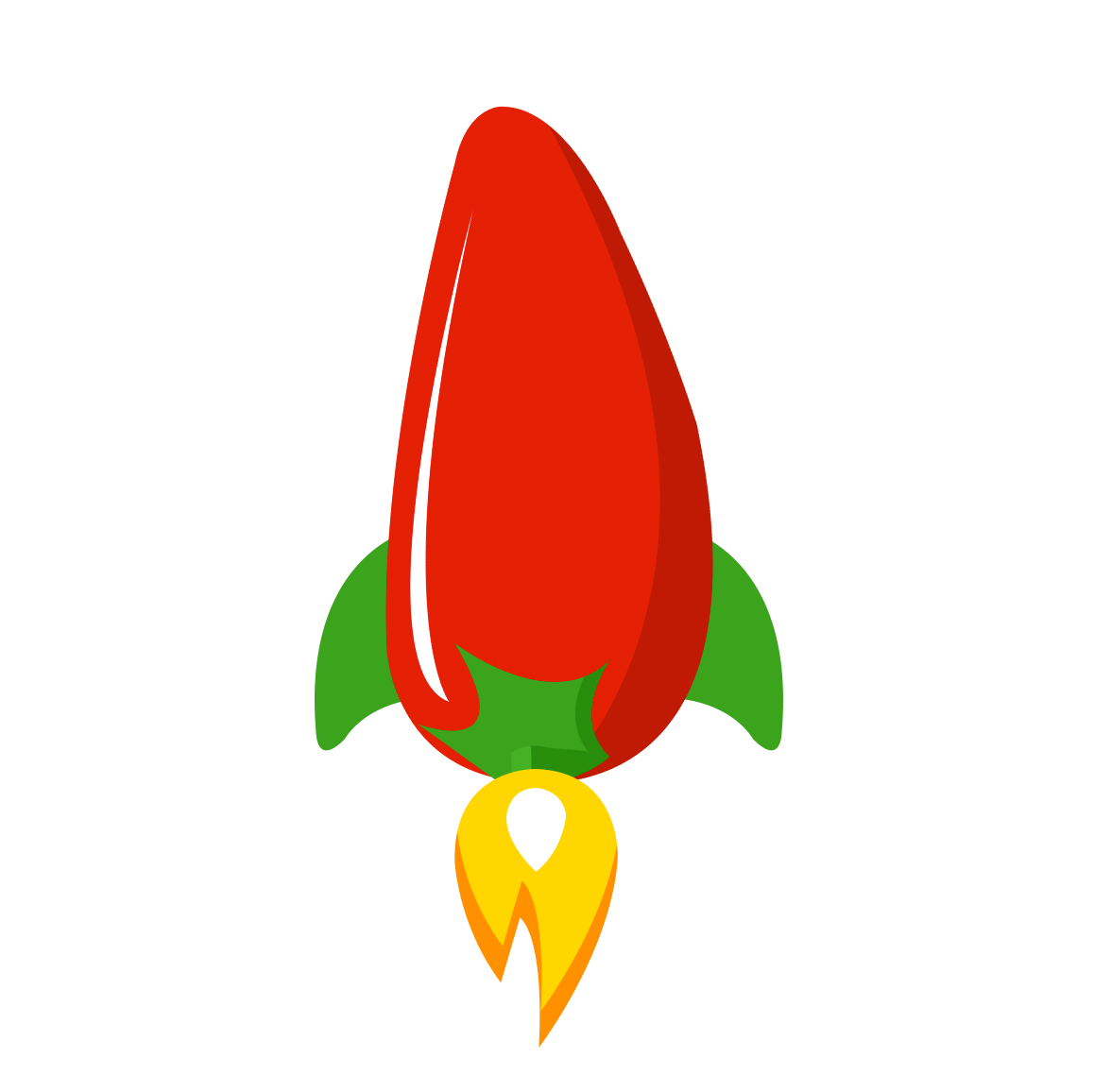 Chile Media Rocket Clipart (1158x1156), Png Download