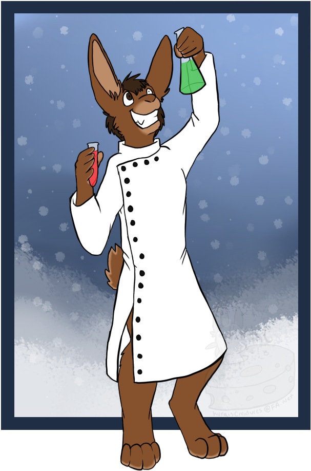 Mad Science - Cartoon Clipart (653x981), Png Download