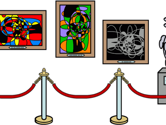 Gallery Clipart Art Museum - Dramatic Play Museum - Png Download (640x480), Png Download