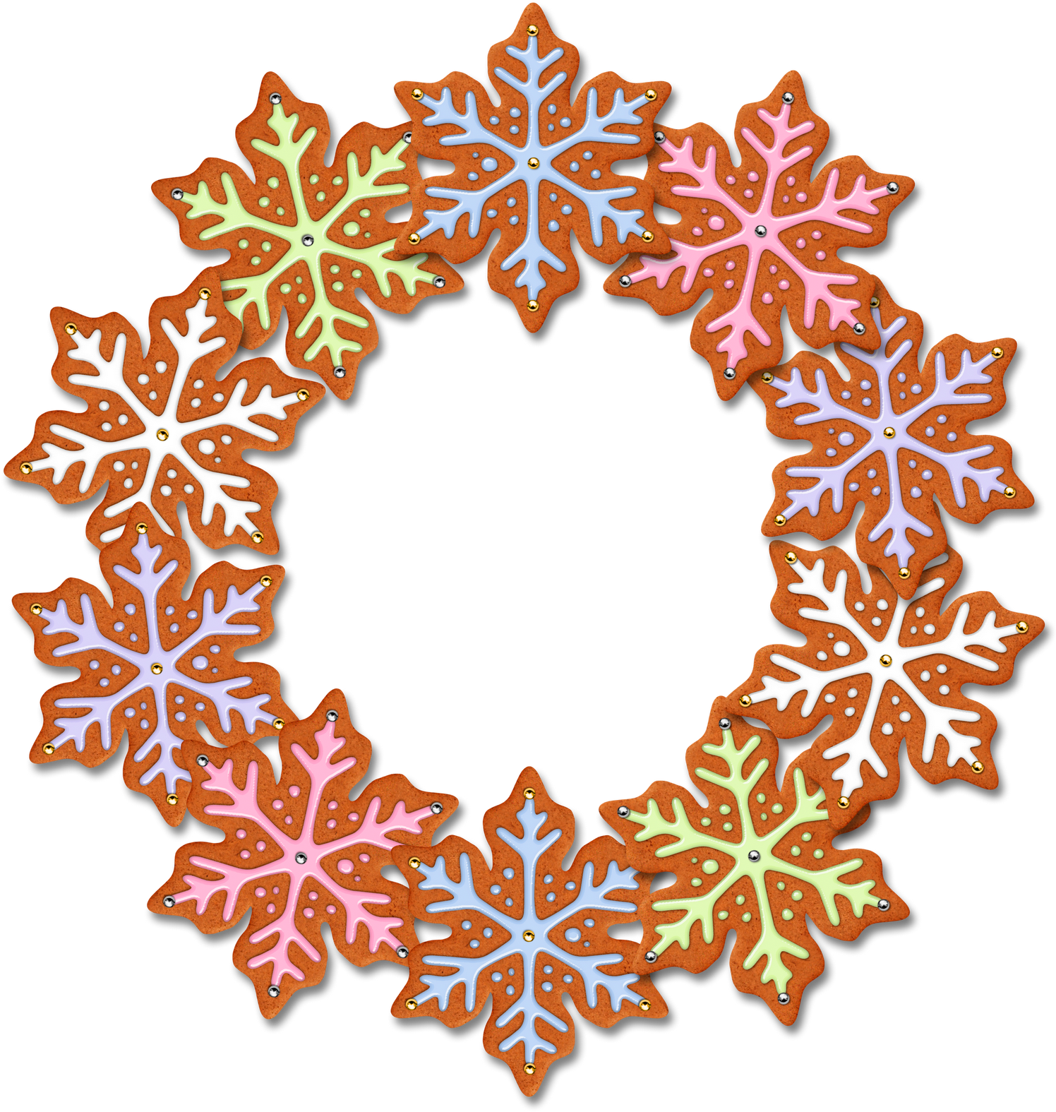 Christmas Wreath Clipart (1520x1600), Png Download