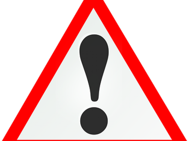 Danger Clipart Construction Sign - Дорожный Знак Предупреждающий - Png Download (640x480), Png Download