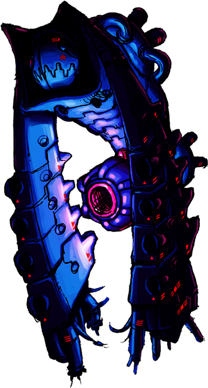 Nightmare From The Metroid Series Uses Art That, As - Metroid Nightmare Clipart (416x768), Png Download