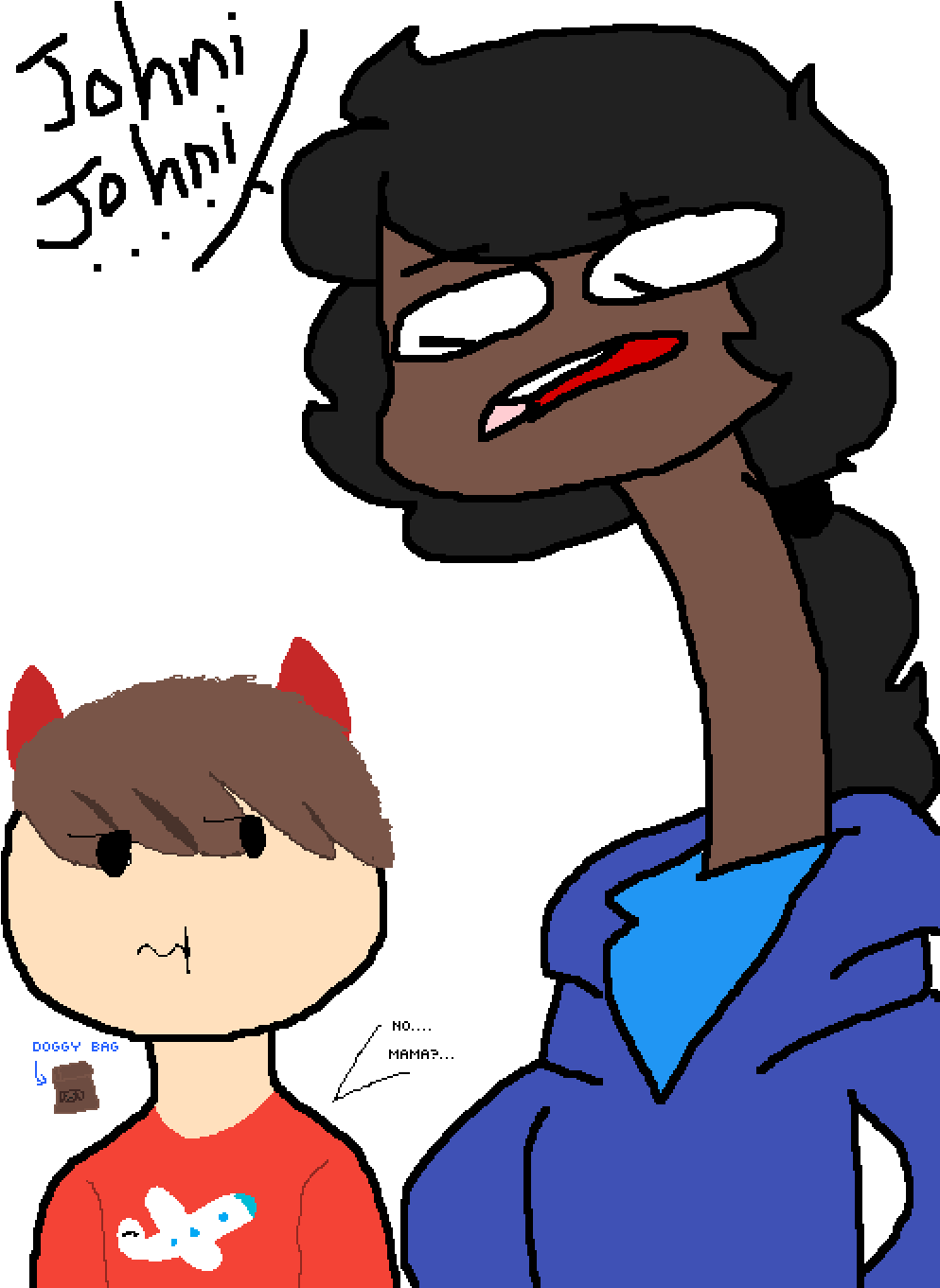 "i Swear I Dint Eat It Was Someone Else In The Daycare - Cartoon Clipart (1000x1400), Png Download