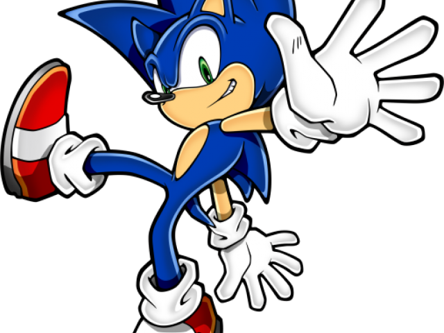 Sonic The Hedgehog Clipart Transparent - Sonic Png (640x480), Png Download